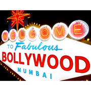 Neon sign that reads Bollywood