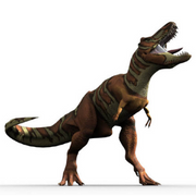 Computer image of a t-rex.