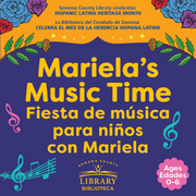 Text that reads Mariela's Music time and musical notes. 