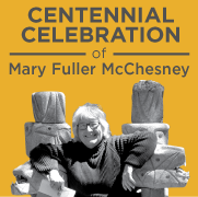 Photo of Mary Fuller McChesney smiling. 