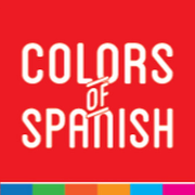 Colors of Spanish red square logo.
