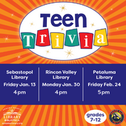 Teen Trivia dates with North Bay Events