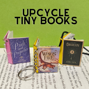 upcycle tiny books