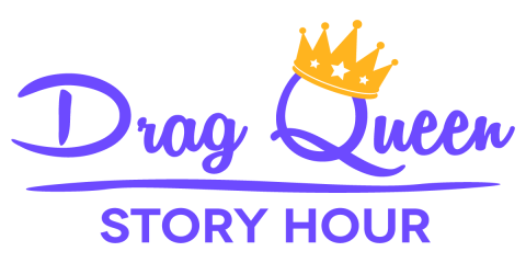 Drag Queen Story Hour logo with crown