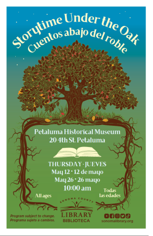 Event poster with tree