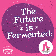 the future is fermented pink boots logo