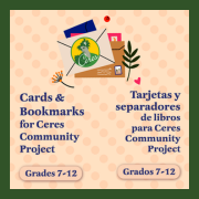 Cards and bookmarks for Ceres Community Project