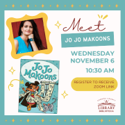 Meet Jo Jo Makoons book cover for Fancy Pants and photo of author Dawn Quigley.