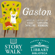 Graphic of book cover Gaston written by Kelly DiPucchio and illustrated by Christian Robinson