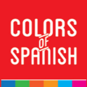 Colors of Spanish red logo.