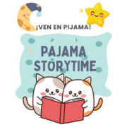two cats reading a book, with moon and stars