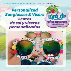 Sunglasses personalized with charms.