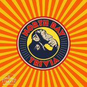 North Bay Trivia logo with image of monkey thinking.