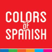 Colors of Spanish red logo.