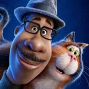 Main character and his cat, from animated movie Soul